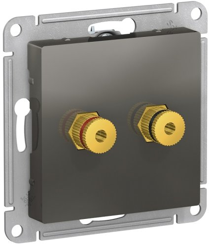 Розетка аудио без рамки Systeme Electric AtlasDesign 2-м. сталь картинка
